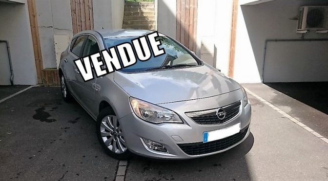 OPEL ASTRA IV 2.0 CDTI 160Ch BVA6 COSMO 5 PORTES // 1ère Main // GPS // CARNET OK