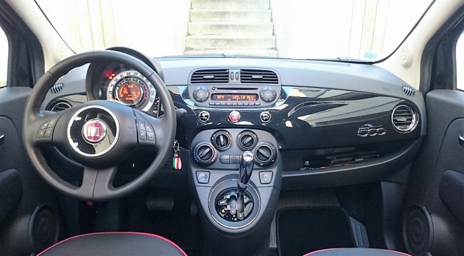 FIAT 500 1.2L 69Ch LOUNGE DUALOGIC // TOIT OUVRANT SKYDOME // RADAR ARR