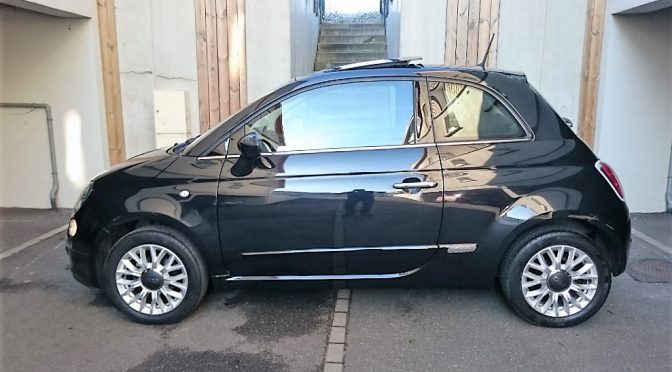 FIAT 500 1.2L 69Ch LOUNGE DUALOGIC // TOIT OUVRANT SKYDOME // RADAR ARR