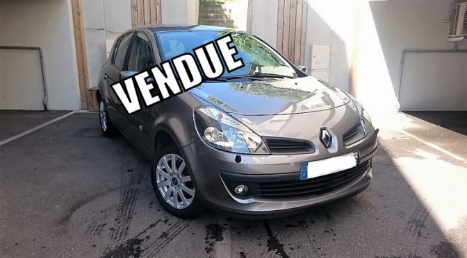 RENAULT CLIO III 1.5 DCI 85Ch EXCEPTION 5 PORTES