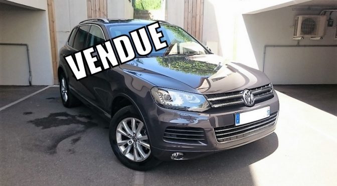 VOLKSWAGEN TOUAREG 3.0 V6 TDI 245Ch S&S BVA8 CARAT EDITION 4 MOTION // 1ère Main