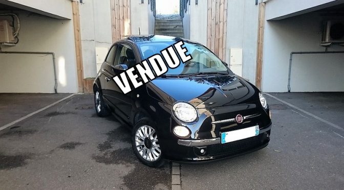 FIAT 500 1.2L 69Ch LOUNGE DUALOGIC // TOIT OUVRANT SKYDOME // RADAR ARR