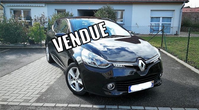 RENAULT CLIO IV 0.9 TCE 90Ch INTENS // 1ère Main