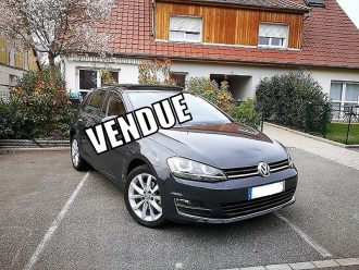 VW GOLF VII 1.4 TSI 140Ch ACT BVM6 CARAT // 1ère Main // TOIT PANO // 4 000-€ d’options