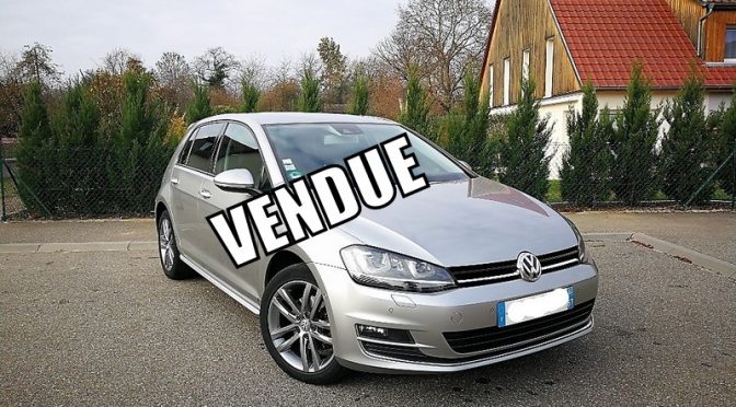 VW GOLF VII 1.4 TSI 140Ch ACT BVM6 HIGHLINE // 1ère Main // + de 6 000-€ d’options!