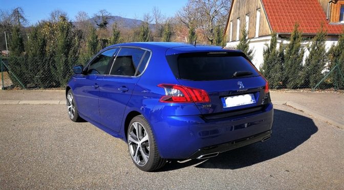 NOUVELLE PEUGEOT 308 1.2 Puretech 130Ch EAT8 GT LINE // 1ère MAIN // 2 350-€ d’options!