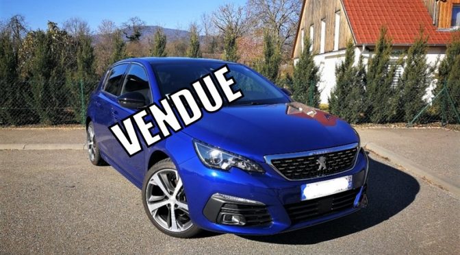 NOUVELLE PEUGEOT 308 1.2 Puretech 130Ch EAT8 GT LINE // 1ère MAIN // 2 350-€ d’options!