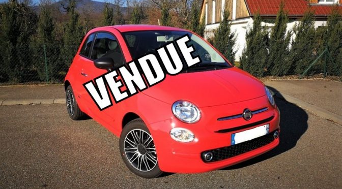 NOUVELLE FIAT 500 1.2 69Ch POP // ~2 400-€ d’options! // -29% de Remise!