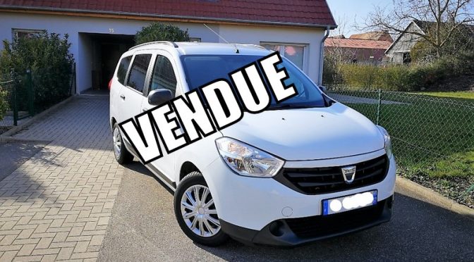 DACIA LODGY 1.5 DCI 90Ch AMBIANCE // 1ère Main // TVA RECUP // DISTRI OK