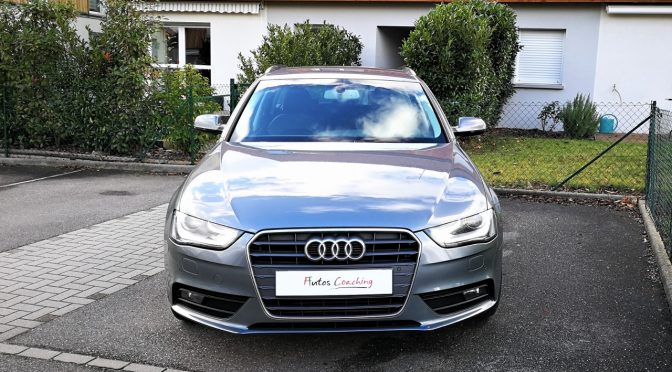 AUDI A4 IV phase 2 AVANT 2.0 TDI 150 MULTITRONIC AMBITION LUXE / CARNET AUDI / CUIR ALCANTARA