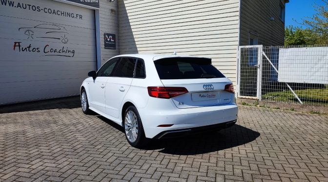 AUDI A3 SPORTBACK E-TRON 1.4 TFSI 204CH HYBRID RECHARGEABLE S-TRONIC // CUIR ALCANTARA // HISTORIQUE COMPLET