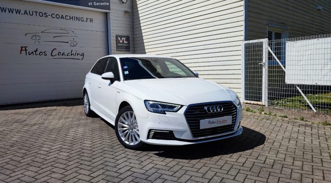 AUDI A3 SPORTBACK E-TRON 1.4 TFSI 204CH HYBRID RECHARGEABLE S-TRONIC // CUIR ALCANTARA // HISTORIQUE COMPLET