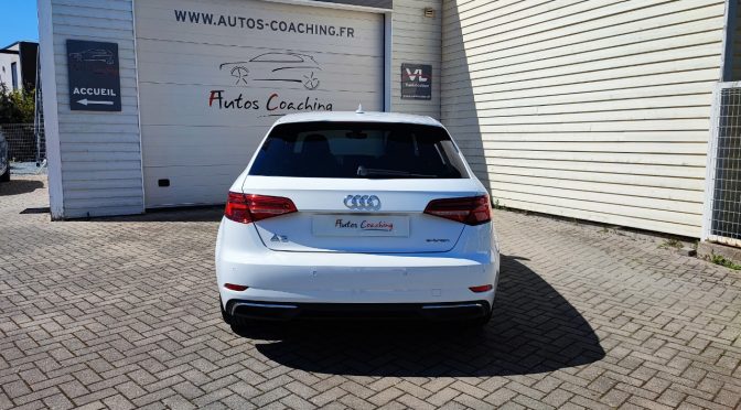 AUDI A3 SPORTBACK E-TRON 1.4 TFSI 204CH HYBRID RECHARGEABLE S-TRONIC // CUIR ALCANTARA // HISTORIQUE COMPLET