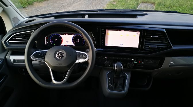 VW CALIFORNIA T6.1 2.0 TDI 150 DSG7 OCEAN // NEUF // CAMERA // PLANCHER BOIS // SIDE ET LANE ASSIST