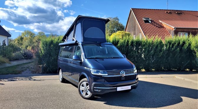 VW CALIFORNIA T6.1 2.0 TDI 150 DSG7 OCEAN // NEUF // CAMERA // PLANCHER BOIS // SIDE ET LANE ASSIST