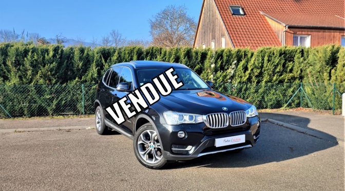 BMW X3 XDRIVE 20Da 190Ch BVA8 XLINE // CUIR CHAUFFANT // TOIT PANO //