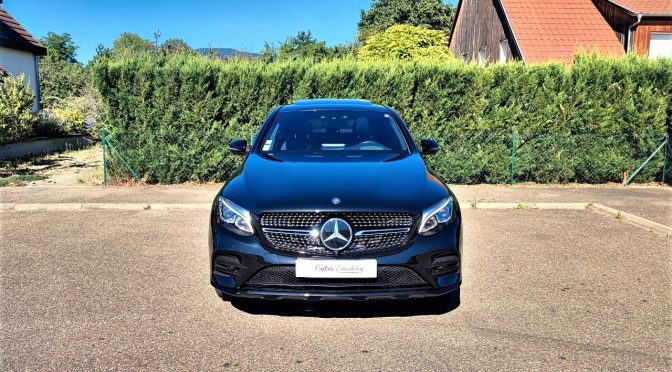 MERCEDES GLC COUPE 220 CDI 170Ch 9G-TRONIC 4 MATIC PACK AMG // TOE // CAMERA 360 // ATTELAGE