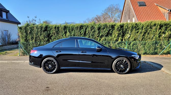 MERCEDES CLA II COUPÉ 250 7G-DCT AMG LINE 224Ch 4MATIC // TOIT PANO // MBUX // LED // BURMESTER