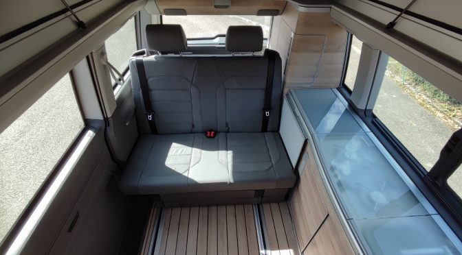 VW CALIFORNIA T6.1 TDI 204 DSG7 OCEAN 4 Motion // CAMERA // PLANCHER BOIS // SIDE ET LANE ASSIST