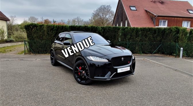 JAGUAR F-PACE SVR 5.0 V8 550Ch // Garantie 12 Mois // TOIT PANO // MERIDIAN //