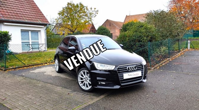 AUDI A1 SPORTBACK phase 2 1.0 TFSI 95 S LINE // SIEGES SPORT CUIR TISSU // RADAR AR // JA 17 // REVISEE