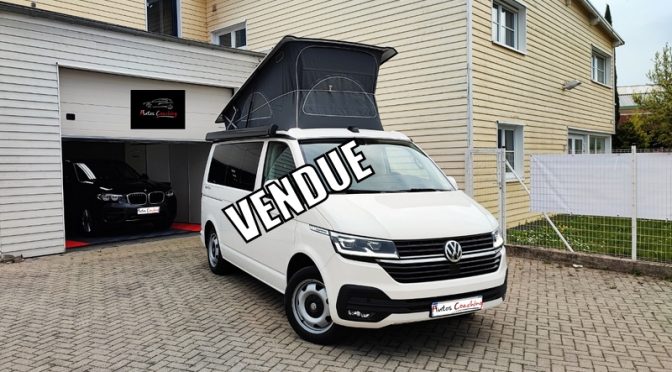 VW CALIFORNIA T6.1 BEACH CAMPER 2.0 TDI 150 DSG7 // CAMERA // CLIM AUTO // LED //