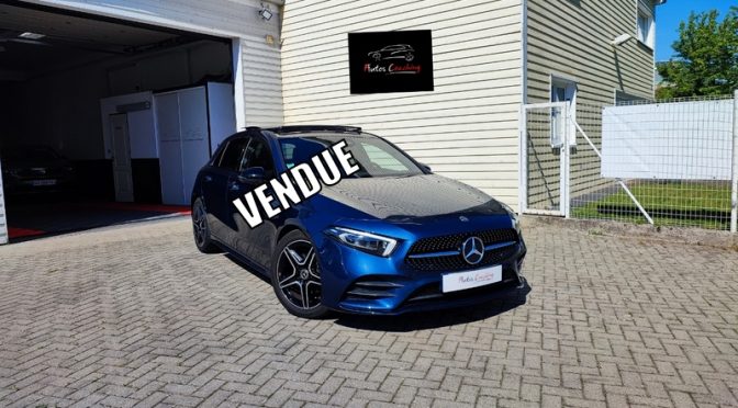 MERCEDES CLASSE A IV 180 AMG LINE 7G-DCT 136Ch // 1ère Main // TOIT PANO // SONO // CUIR ELEC CHAUFFANT