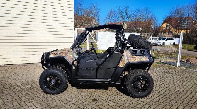 BUGGY SSV POLARIS RZR 800 Bicylindre 4 temps injection // 5 300 KMS // BARRE LED // PARE BRISE // ATTELAGE