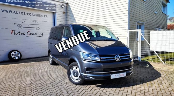 VOLKSWAGEN MULTIVAN VI 2.0 TDI 204Ch 4MOTION GENERATION SIX DSG7 // 1ère Main // Caméra // Attelage // Dynaudio // 7 PLACES