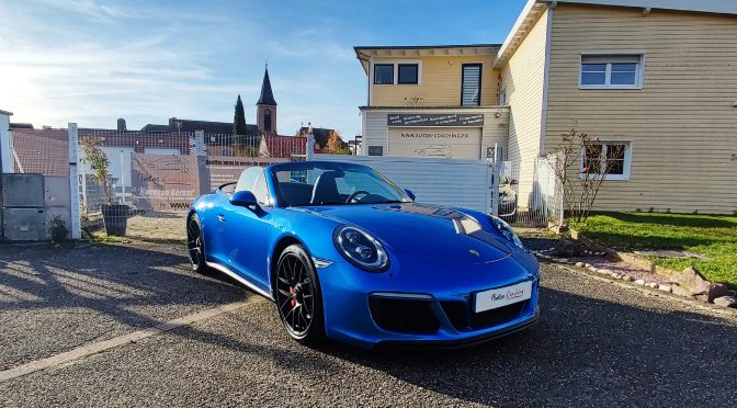 PORSCHE 911 (991) (2) CABRIOLET 3.0 450 CARRERA 4 GTS PDK // Garantie // CAMERA // LIFT // PDLS+ // CHRONO