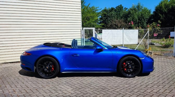 PORSCHE 911 (991) (2) CABRIOLET 3.0 450 CARRERA 4 GTS PDK // Garantie // CAMERA // LIFT // PDLS+ // CHRONO