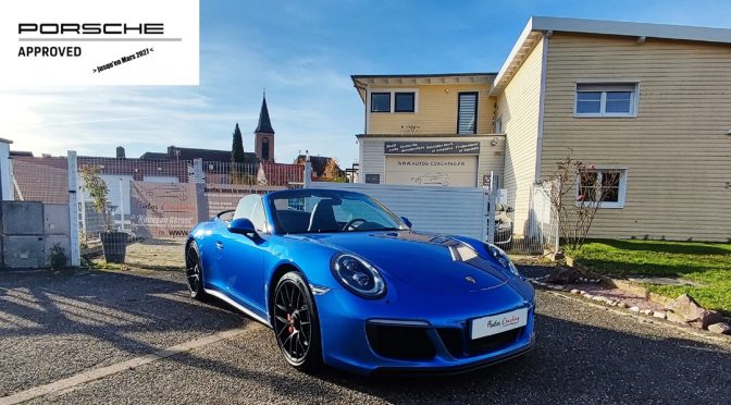 PORSCHE 911 (991) (2) CABRIOLET 3.0 450 CARRERA 4 GTS PDK // Garantie // CAMERA // LIFT // PDLS+ // CHRONO