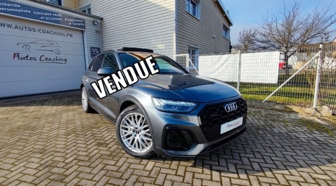 AUDI Q5 II (2) 55 TFSIE 367 Hybride S LINE QUATTRO S-TRONIC 7 // ATTELAGE // MATRIX LED // TOIT PANO