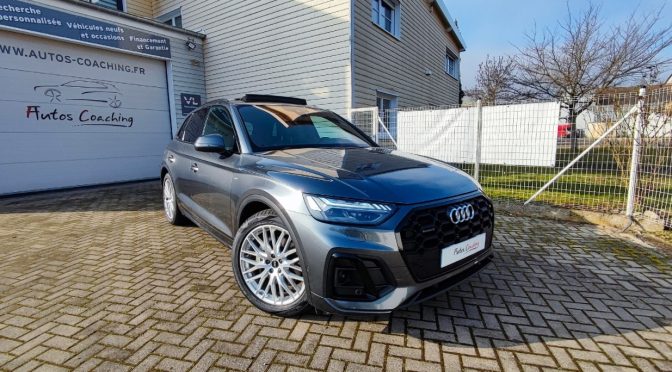 AUDI Q5 II (2) 55 TFSIE 367 Hybride S LINE QUATTRO S-TRONIC 7 // ATTELAGE // MATRIX LED // TOIT PANO