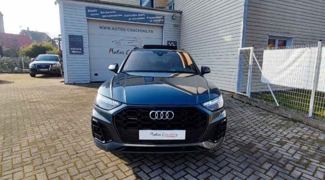 AUDI Q5 II (2) 55 TFSIE 367 Hybride S LINE QUATTRO S-TRONIC 7 // ATTELAGE // MATRIX LED // TOIT PANO