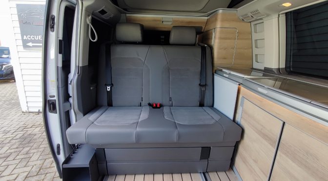 VW CALIFORNIA T6.1 2.0 TDI 204Ch 4 Motion OCEAN EDITION DSG7 // PLANCHER BOIS // ATTELAGE // MI CUIR // VIRTUAL