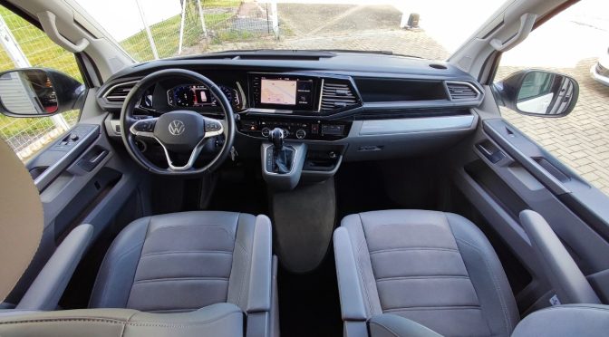 VW CALIFORNIA T6.1 2.0 TDI 204Ch 4 Motion OCEAN EDITION DSG7 // PLANCHER BOIS // ATTELAGE // MI CUIR // VIRTUAL