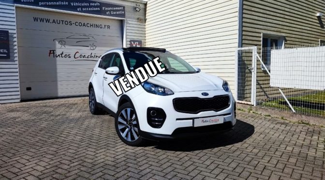 KIA SPORTAGE 1.7 CRDI 141Ch 4×2 DCT7 ACTIVE // TOIT PANO // CAMERA // 1ère MAIN //