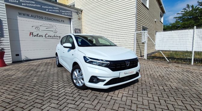 DACIA SANDERO 1.0i TCE 100Ch ECO-G // GPL // CARPLAY – 1ère Main
