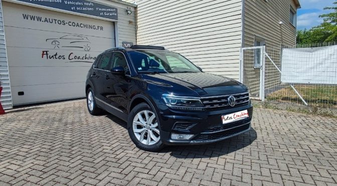 VOLKSWAGEN TIGUAN 2.0 TDI 150 CARAT // TOIT PANO // GPS // CAMERA // Sièges et volant chauff