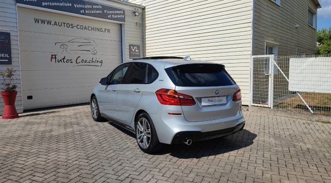 BMW série 2 ACTIVE TOURER F45 Phase 2 M-SPORT 225xe Hybride rechargeable 4×4 // Toit pano // Caméra // Cuir elec à mémoire